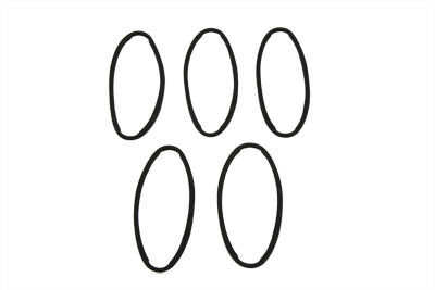 HARLEY Red Lens Gasket fits 0-  Replacement, application for cateye tail lamp lens