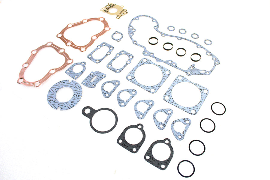 HARLEY V-Twin Engine Gasket Kit fits 1940-1973 G,  1940-1952 WL,