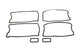 HARLEY V-Twin Rocker Box Gasket Kit fits 1986-1990 XL,