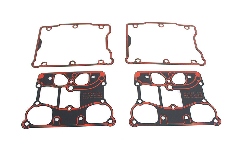 HARLEY Twin Cam Rockerbox-Dichtungssatz passend für 1999-2017 FLST, 1999-2017 FXST, 1999-2017 FXD, 1999