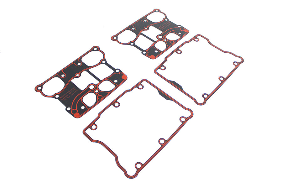 HARLEY Twin Cam Rockerbox-Dichtungssatz passend für 1999-2017 FLST, 1999-2017 FXST, 1999-2017 FXD, 1999