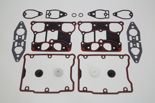 HARLEY Rocker Box Gasket Kit fits 1999-2017 FXST,   1999-2017 FLST,   1999-2017 FXD,   1999-2016 FLT,
