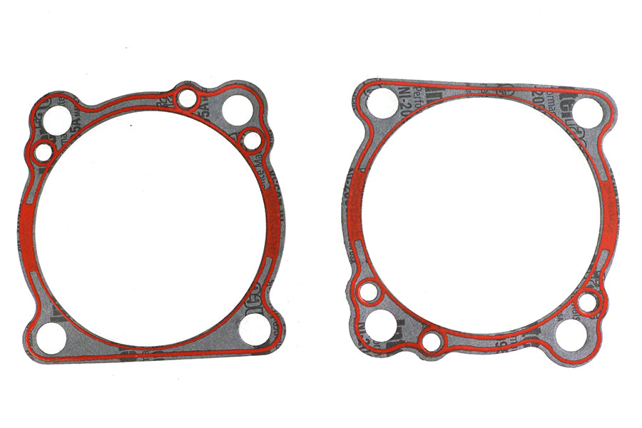 HARLEY V-Twin Zylinderfußdichtungssatz passend für 1984-1998 FXST, 1984-1998 FLT, 1991-1998 FXD, 1984