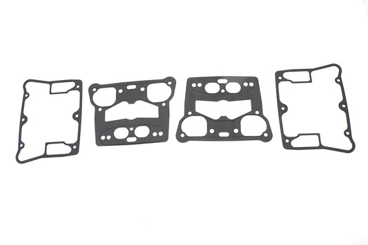 HARLEY Ultima ロッカーボックスカバーガスケットキット ソリッド 1992-1999 FLT、1992-1999 FXST、1992-1999 FXに対応