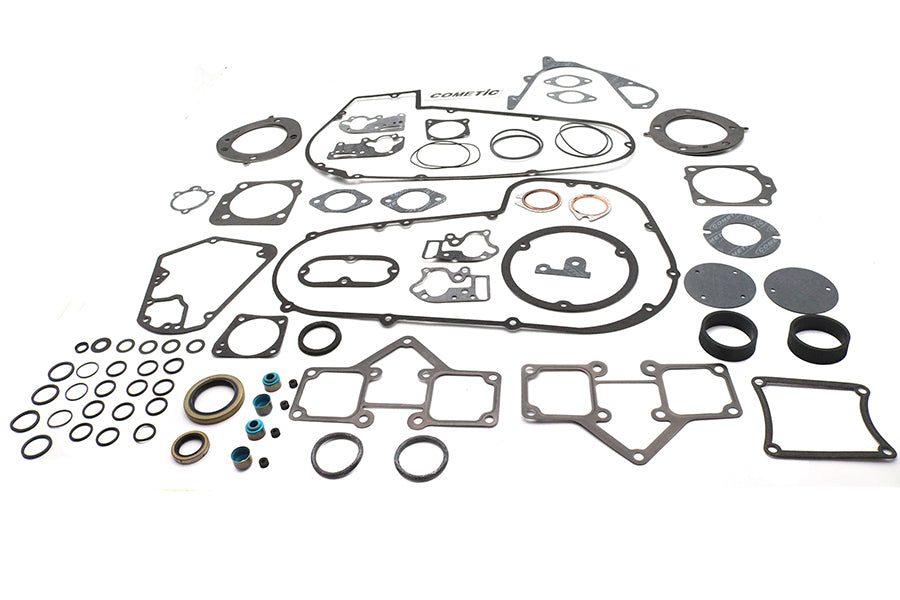 HARLEY Ultima Kompletter Shovelhead Motor Dichtsatz Passend für 1982-1983 FXR, 1980-1983 FLT,