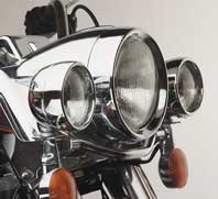 Custom Chrome HARLEY HEADLAMP FRENCHED CHR.TRIM