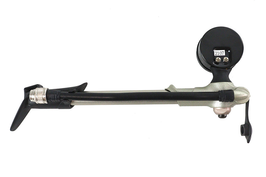 HARLEY Handstoßdämpferpumpe mit Manometer Passend für 1983-UP FLT, 1984-1994 FXRT,