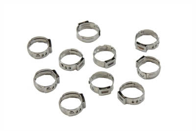 HARLEY Oil Line Hose Clamp Fits 0-  Custom, application