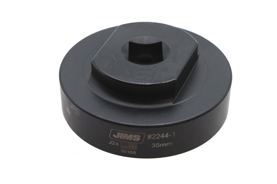 HARLEY Jims 35mm Sechskant-Gabelmutter-Steckschlüssel passend für 1973-1984 FX, 1973-1987 XL, 1982-1987 FXR, 1982