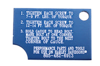 HARLEY Evolution Head Bolt Torque Gauge Tool fits 1984-1998 FXST,   1986-1998 FLST,   1991-1998 FXD,   1984-1998 FLT,   1984-1994 FXR,