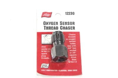 HARLEY Oxygen Sensor Plug Thread Chaser Tool 18mm fits 2007-2009 FXST,   2007-2009 FLST,   2007-2009 FXD,   2007-2009 FLT,   2007-2009 XL,