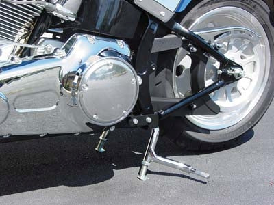 HARLEY Verstellbarer Mittelständer 1992-2007 FXST/FLST Passend für 1992-2007 FXST, 1992-2007 FLST,