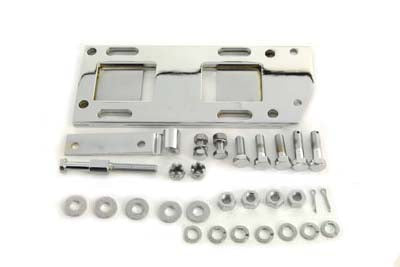 HARLEY Getriebe Montageplatte Kit Chrom Passend für 1936-1940 EL, 1937-1948 UL, 1941-1964 FL,