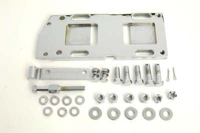 HARLEY Getriebe Montageplatte Kit Chrom Passend für 1958-1964 FL,