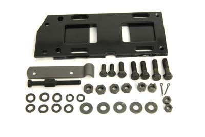 HARLEY Getriebe-Montageplatten-Kit Schwarz Passend für 1958-1964 FL,
