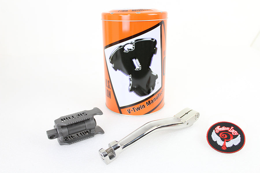 HARLEY Indian Larry Kickstarterarm-Kit Edelstahl, passend für 1954-1985 FL, 1954-1985 FL, 1971-1985 FX