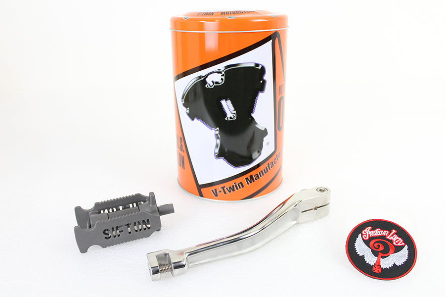 HARLEY Indian Larry Kickstarterarm-Kit Edelstahl, passend für 1954-1985 FL, 1954-1985 FL, 1971-1985 FX