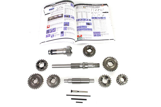 HARLEY XL Transmission Gear and Shaft Set fits 1956-1966 XLH,  1956-1969 XLCH,