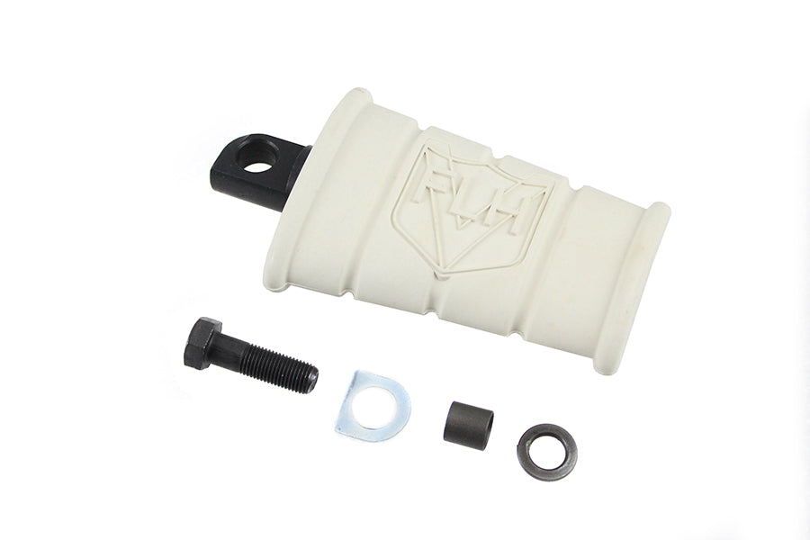HARLEY FLH Kickstarterpedalbaugruppe Weiß Passend für 1948–1984 FL, 1970–1976 FX,