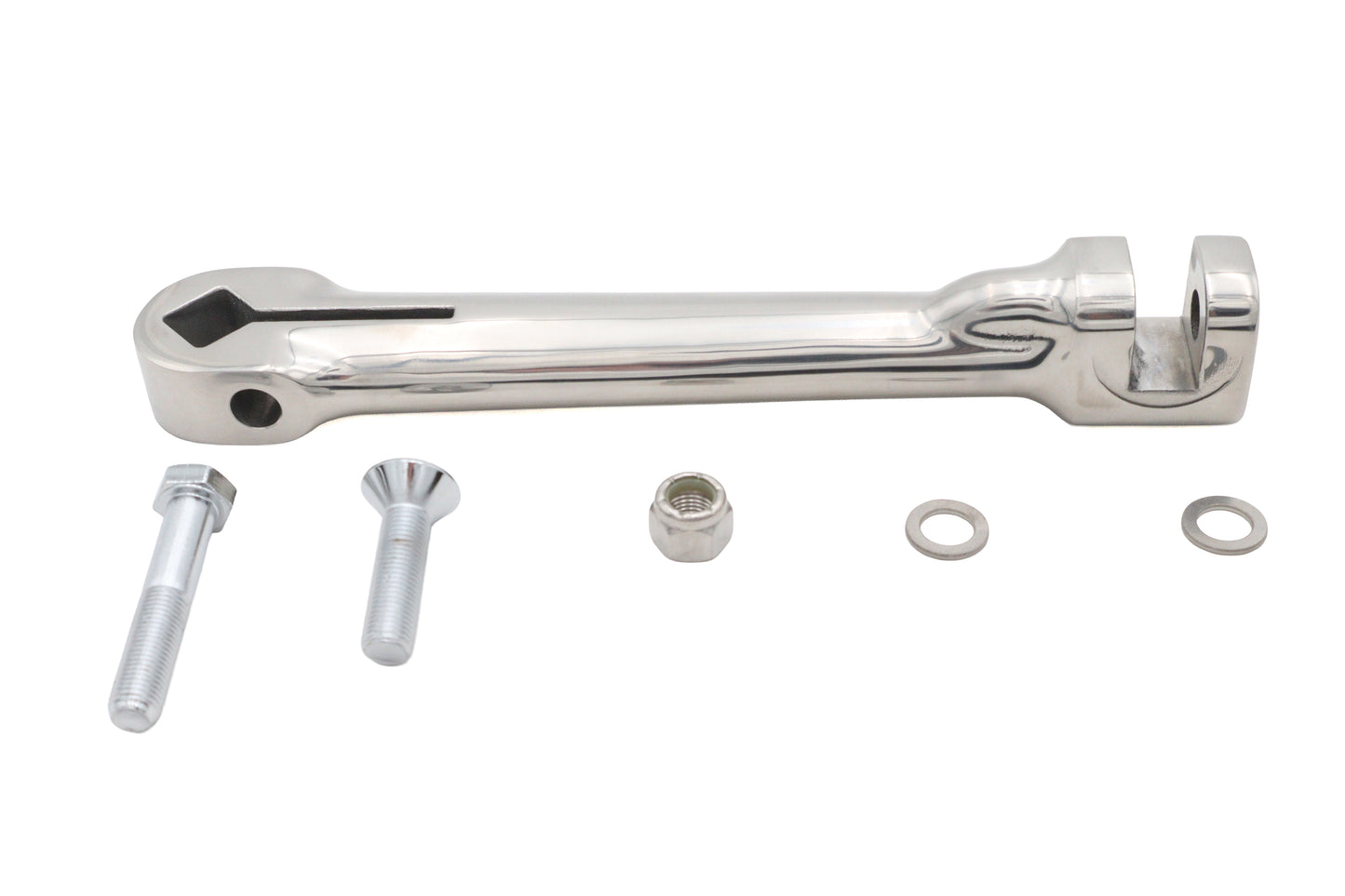 HARLEY Ultima Flat Kick Starter Arm Polished Fits 1954-1984 FL,