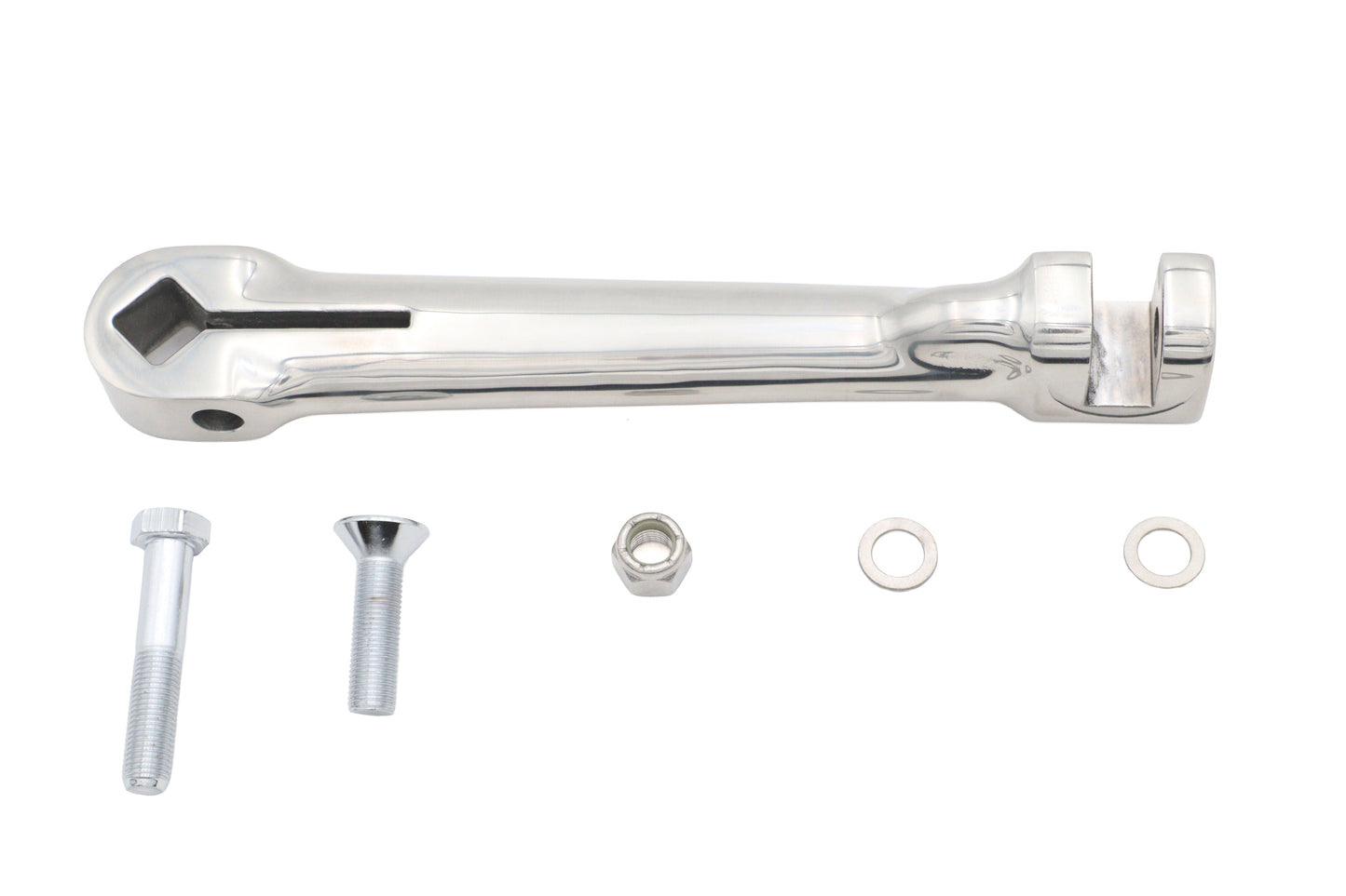 HARLEY Ultima Flat Kick Starter Arm Polished Fits 1954-1984 FL,