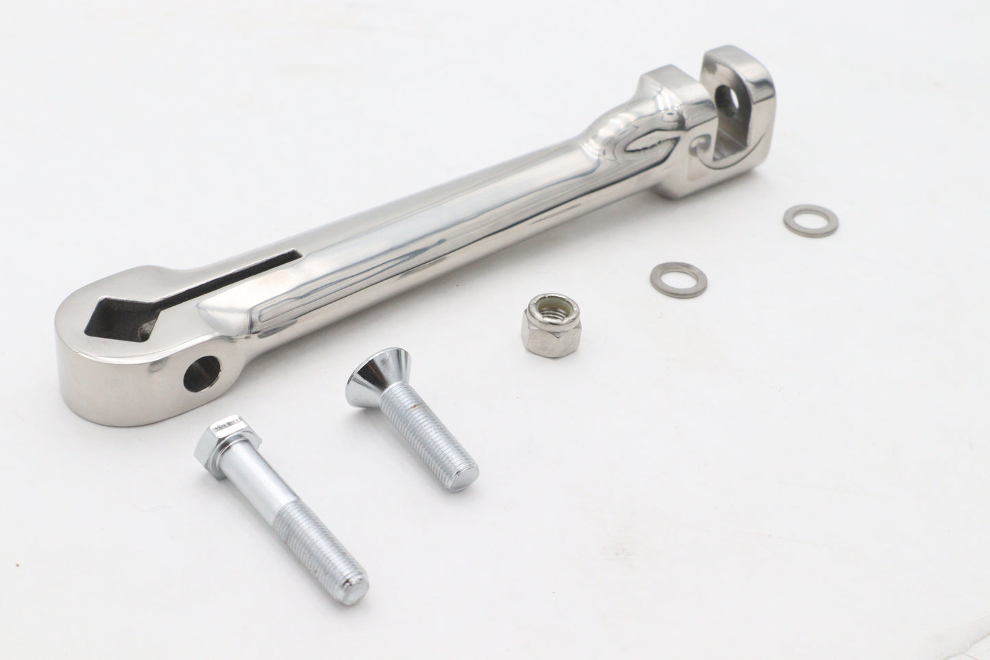 HARLEY Ultima Flat Kick Starter Arm Polished Fits 1954-1984 FL,