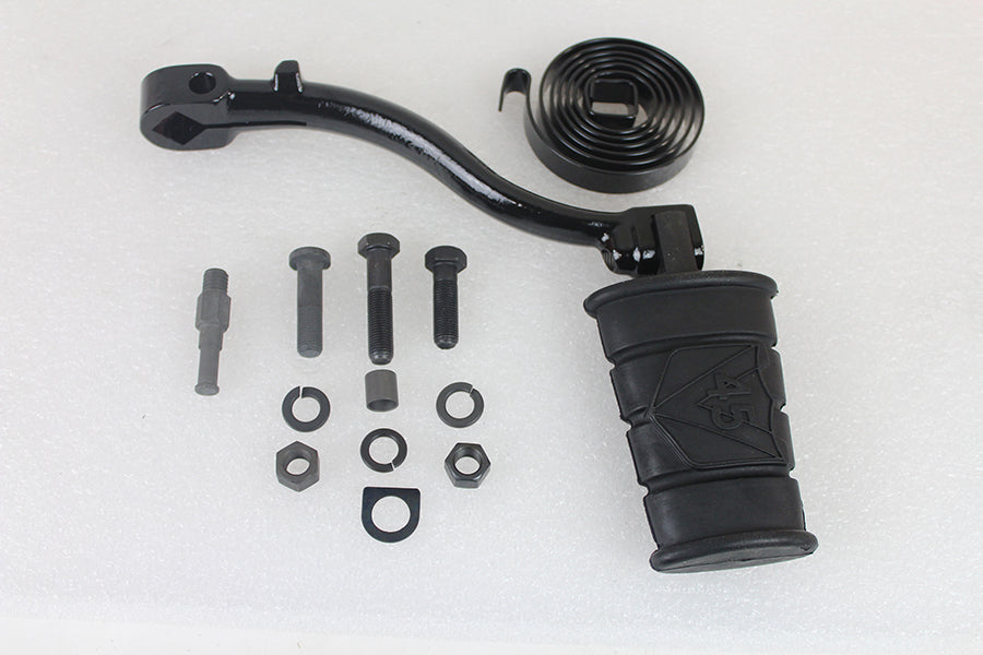 HARLEY 45 Zoll WL Kickstarterarm-Kit schwarz passend für 1937–1952 W,