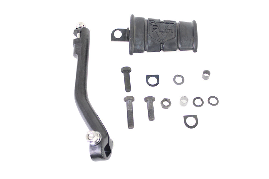 HARLEY Kick-Starter-Arm- und Pedal-Kit, schwarz, passend für 1954-1984 FL,