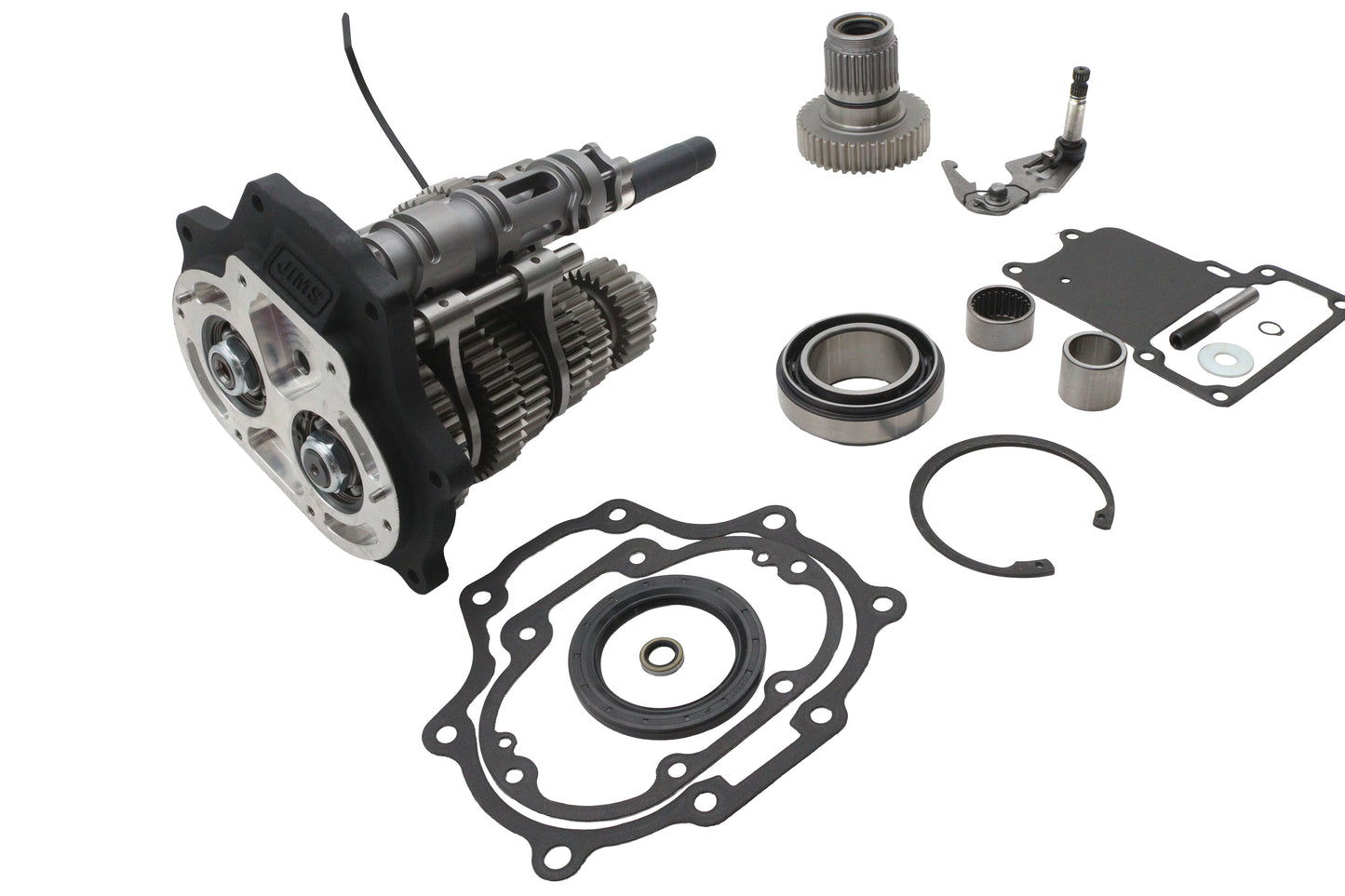 HARLEY Jims Fat 6 Super Gear Kit Schwarz Passt 2007-2016 FLT, 2007-2017 FXST, 2007-2017 FLST, 200