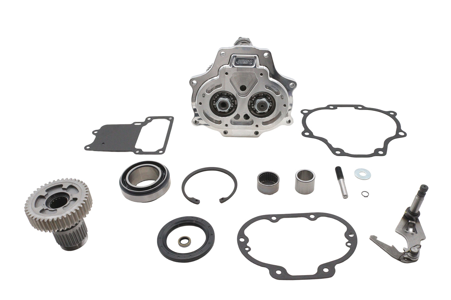 HARLEY Jims Fat 6 Super Getriebe-Kit poliert, passend für 2007-2016 FLT, 2007-2016 FXD, 2007-2017 FXST, 1
