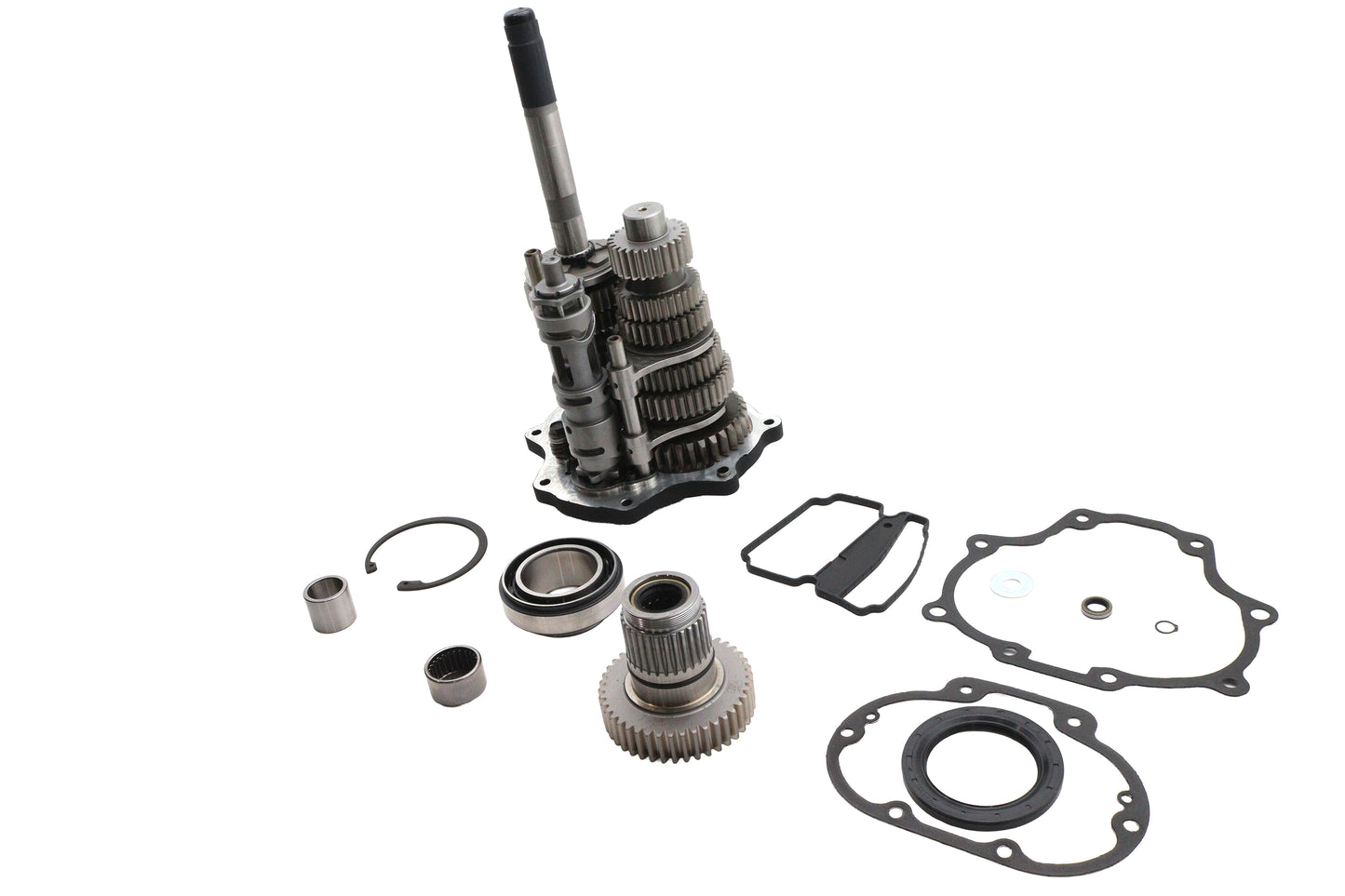 HARLEY Jims Fat 6 Super Gear Kit Schwarz Passt 2017-UP FLT, 2018-UP FXST, 2018-UP FLST,