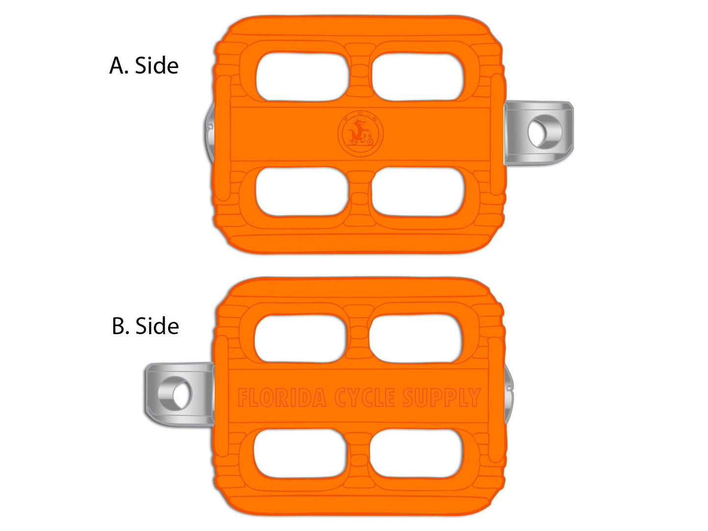 HARLEY FCS Kick Starter Pedalmontage Orange Passend für 0-  Custom, Anwendung