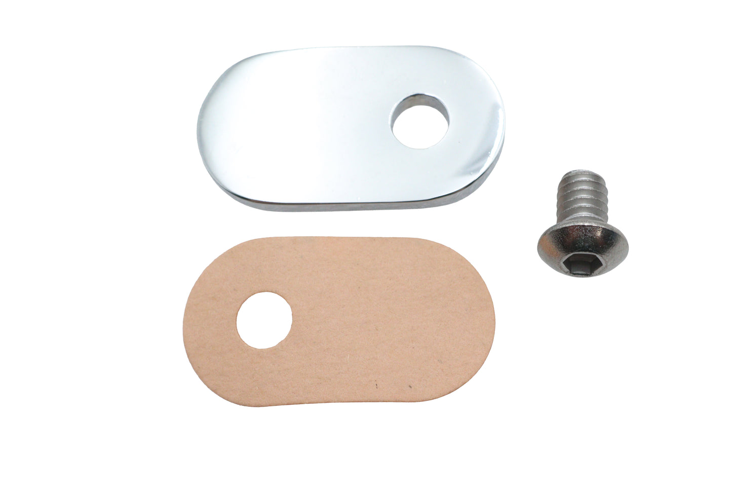 HARLEY Ultima Speedometer Block Off Plate Kit Fits 2007-2017 FXST,   2007-2017 FLST,   2006-2017 FXD