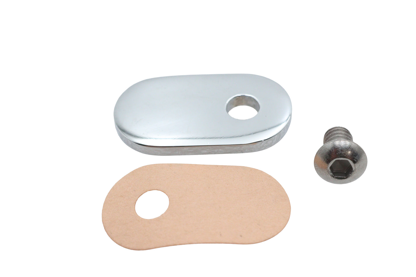 HARLEY Ultima Speedometer Block Off Plate Kit Fits 2007-2017 FXST,   2007-2017 FLST,   2006-2017 FXD