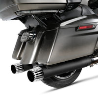 Custom Chrome HARLEY BLACK DAGGER STANDARD MUFFLER 95-16 TOURING