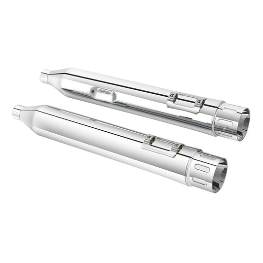 Custom Chrome HARLEY CHROME SLOTTED THUNDER STANDARD MUFFLER 95-16 TOURING