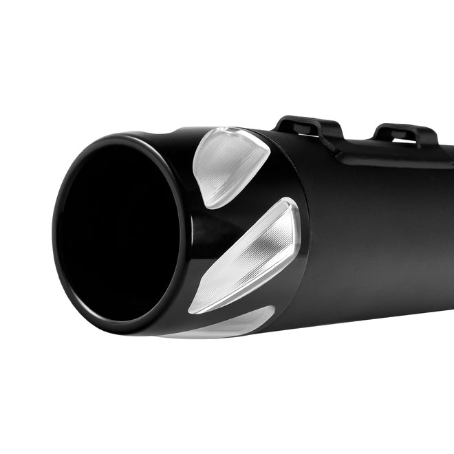 Custom Chrome HARLEY BLACK MAGNUMS STANDARD MUFFLER 95-16 TOURING