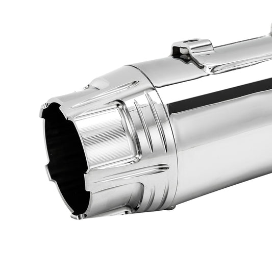 Custom Chrome HARLEY CHROME HURRICANE STANDARD MUFFLER  17-20 TOURING