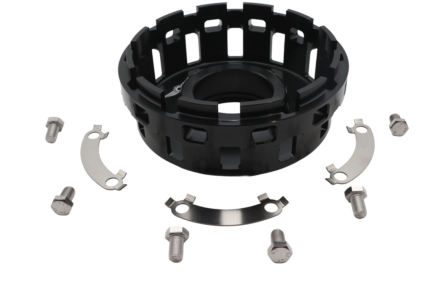 HARLEY Billet-Kupplungskorb-Baugruppe passend für 2007-2016 FLT, 2007-2016 FXST, 2007-2016 FXD,