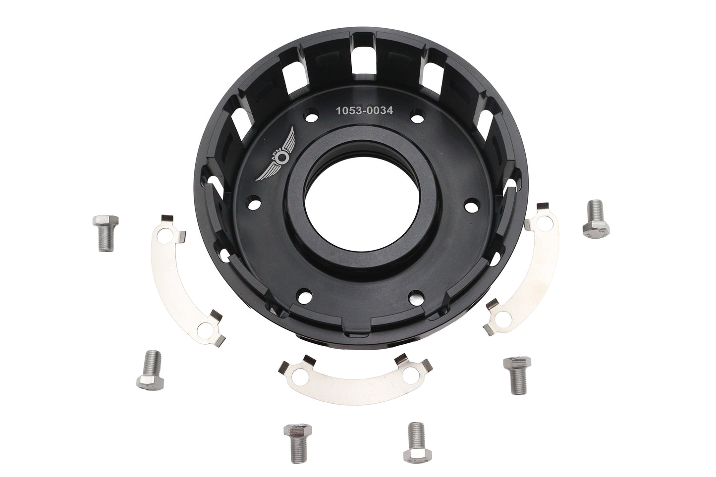 HARLEY Billet-Kupplungskorb-Baugruppe passend für 2007-2016 FLT, 2007-2016 FXST, 2007-2016 FXD,