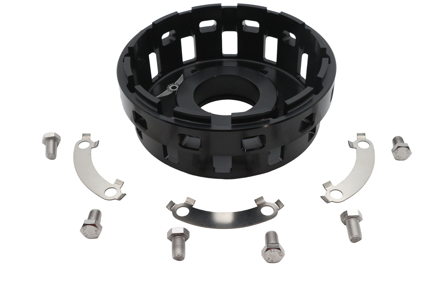 HARLEY M8 Billet Kupplungskorb-Baugruppe Passend für 2018-UP FXST, 2017-UP FLT,