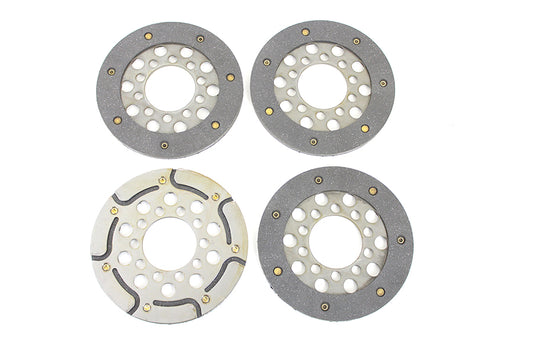 HARLEY Replica Dry Clutch Plate Set fits 1941-1967 FL,   1941-1948 UL,