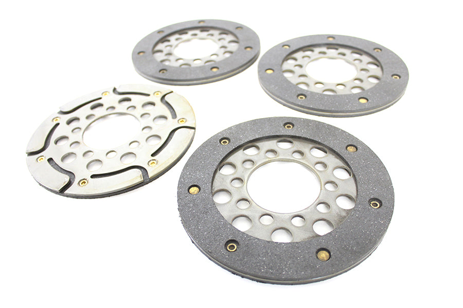 HARLEY Replica Dry Clutch Plate Set fits 1941-1967 FL,   1941-1948 UL,