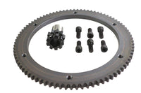 HARLEY 84 Zähne Kupplungstrommel-Zahnkranz-Kit Kettenantrieb passend für 1990-1993 FXST, 1990-1993 FLST, 1990-