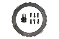 HARLEY 84 Zähne Kupplungstrommel-Zahnkranz-Kit Kettenantrieb passend für 1990-1993 FXST, 1990-1993 FLST, 1990-