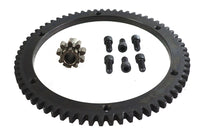 HARLEY 66 Zähne Kupplungstrommel-Zahnkranz-Kit passend für 1998-2006 FXST, 1998-2006 FLST, 1998-2006 FLT,