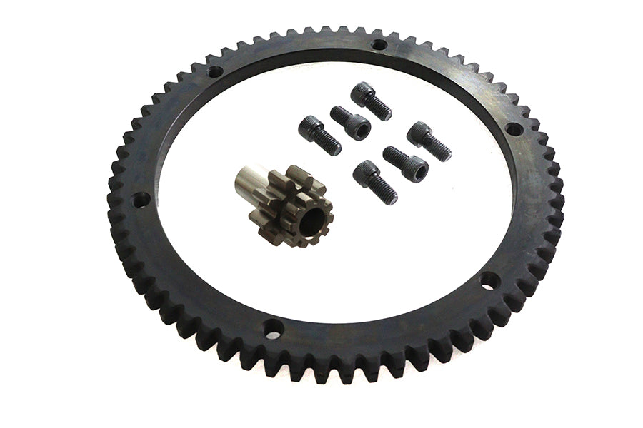 HARLEY 66 Zähne Kupplungstrommel-Zahnkranz-Kit passend für 1998-2006 FXST, 1998-2006 FLST, 1998-2006 FLT,