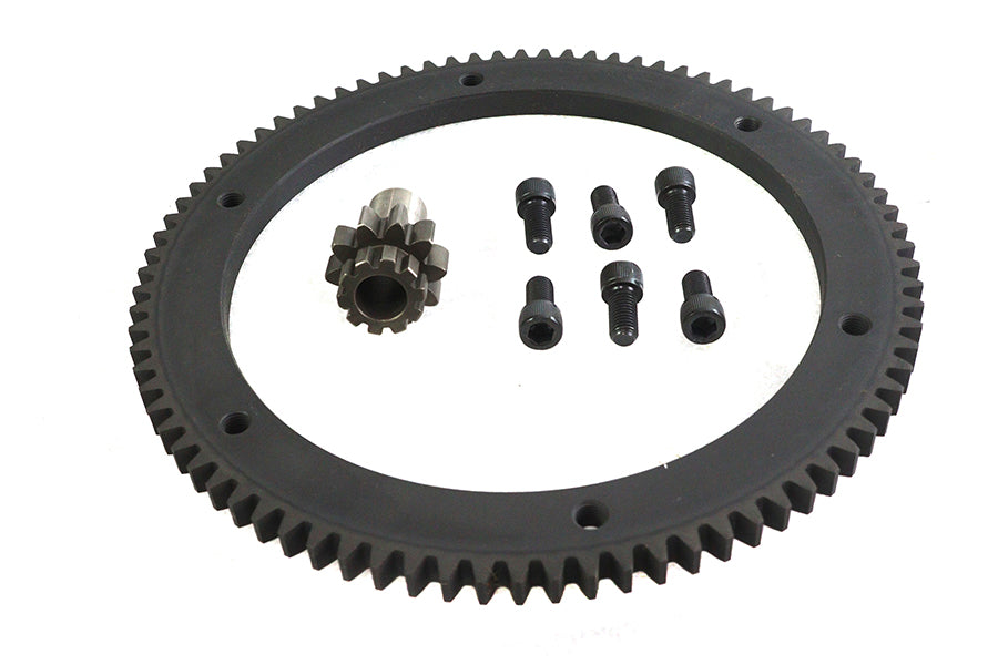HARLEY 84 Zähne Kupplungs-Trommel-Zahnkranz-Kit passt für 1994-1997 FXST, 1994-1997 FLST, 1994-1997 FLT,