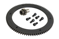 HARLEY 84 Zähne Kupplungs-Trommel-Zahnkranz-Kit passt für 1994-1997 FXST, 1994-1997 FLST, 1994-1997 FLT,