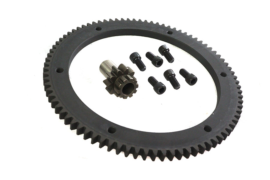 HARLEY 84 Zähne Kupplungs-Trommel-Zahnkranz-Kit passt für 1994-1997 FXST, 1994-1997 FLST, 1994-1997 FLT,